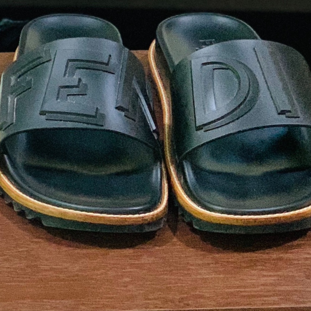 Fendi slide sandals